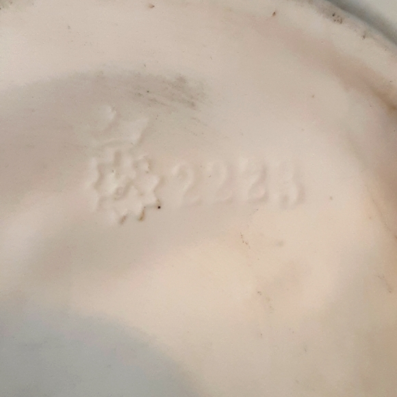Teddy Roosevelt bisque plate by Schafer & Vater - Picture 3 of 3